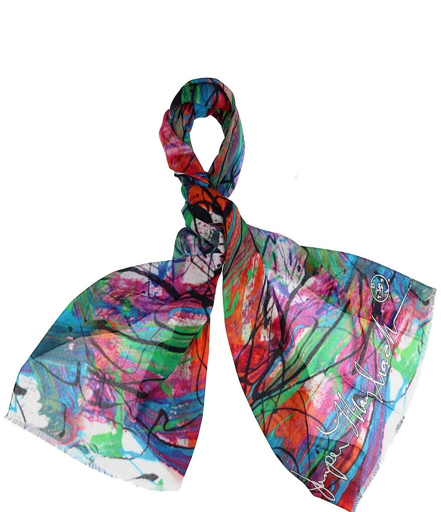 

Продолговатый шарф Fraas x Jumper Maybach Rainbow Rhapsody, мультиколор