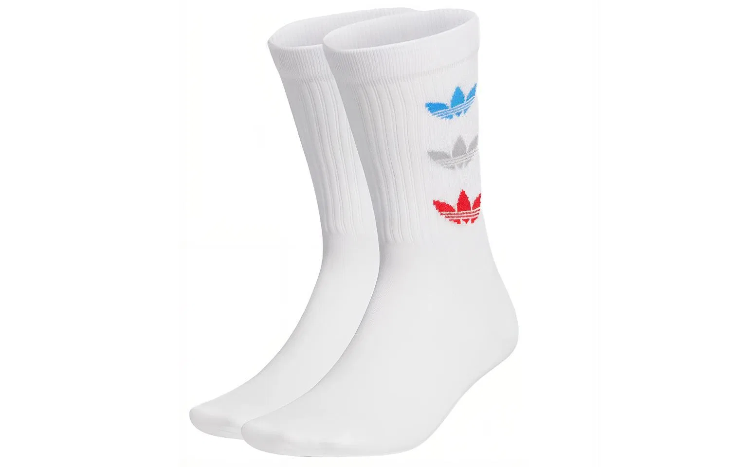 Носки Crew Socks Adidas белые (2 пары)
