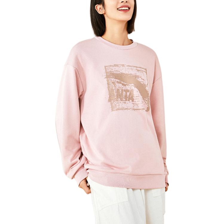 

ANTA Спортивный свитшот Life Collection Unisex Sulfur Mist Pink, Розовый, ANTA Спортивный свитшот Life Collection Unisex Sulfur Mist Pink