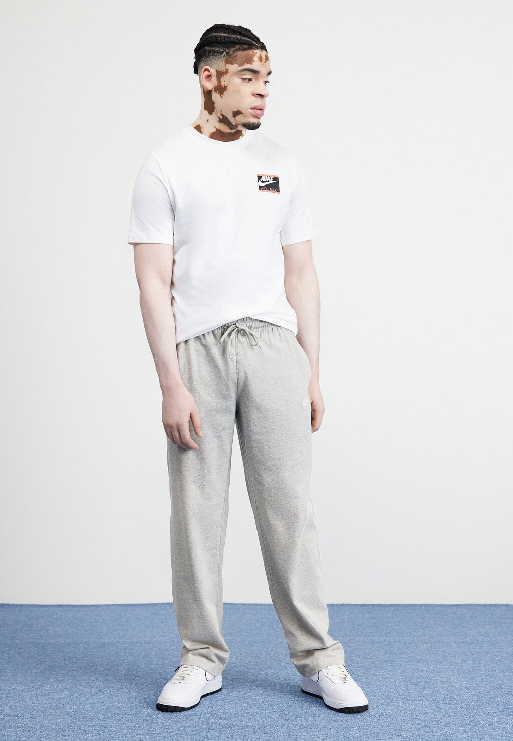 Спортивные брюки Club Knit Pant Nike, цвет grey heather/(white) — фото 2