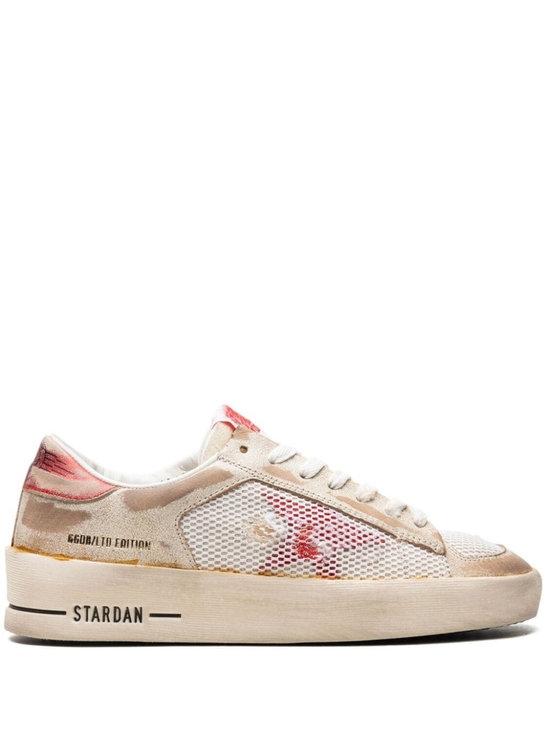 

Golden Goose кроссовки Stardan "Бело-красные", белый, Красный, Golden Goose кроссовки Stardan "Бело-красные", белый
