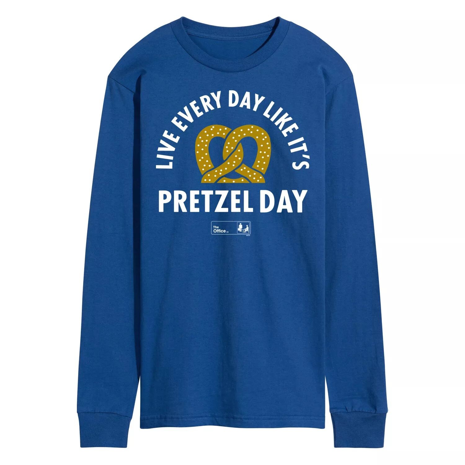 

Мужская футболка с длинными рукавами The Office Pretzel Day Licensed Character