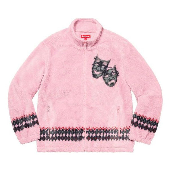 

Куртка ss20 week 2 drama mask fleece jacket Supreme, розовый