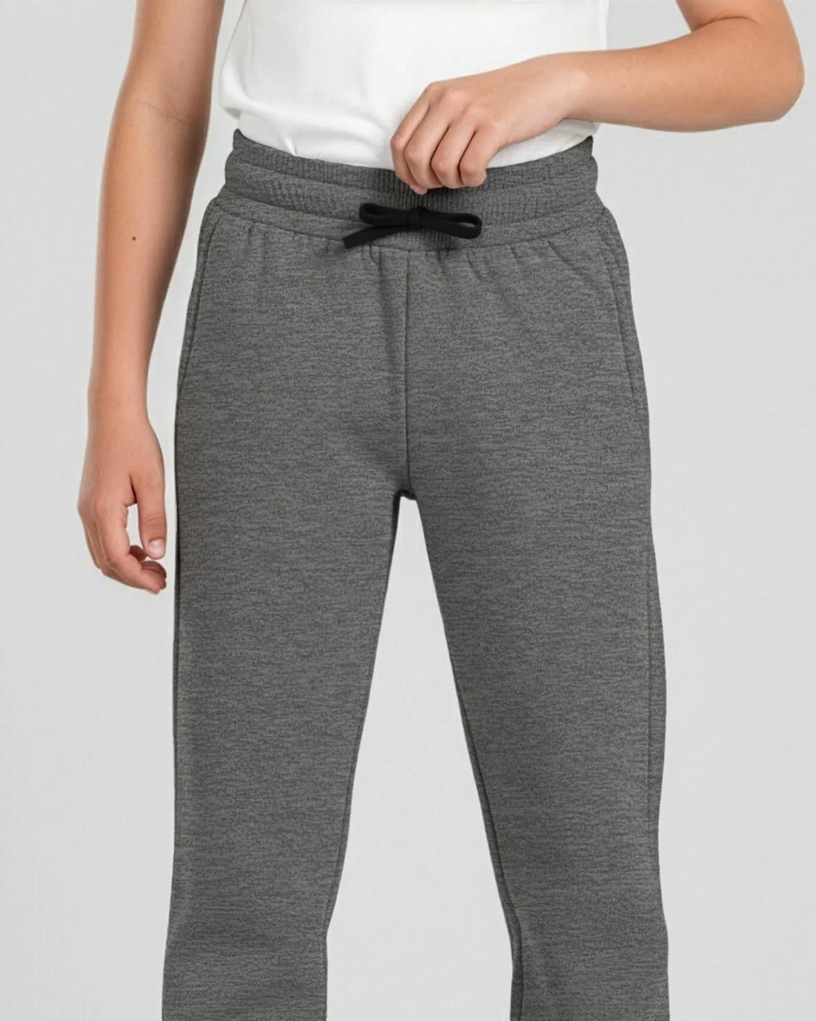 Комплект Real Essentials из 3 шт.: спортивные брюки-джоггеры из хлопкового флиса для мальчиков - спортивные брюки для подростков с карманами, Set D — фото 3