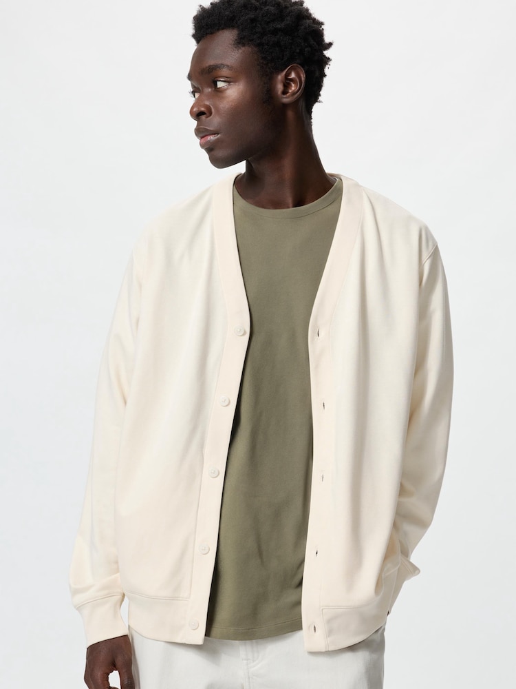 

Кардиган airism из хлопка Uniqlo, бежевый