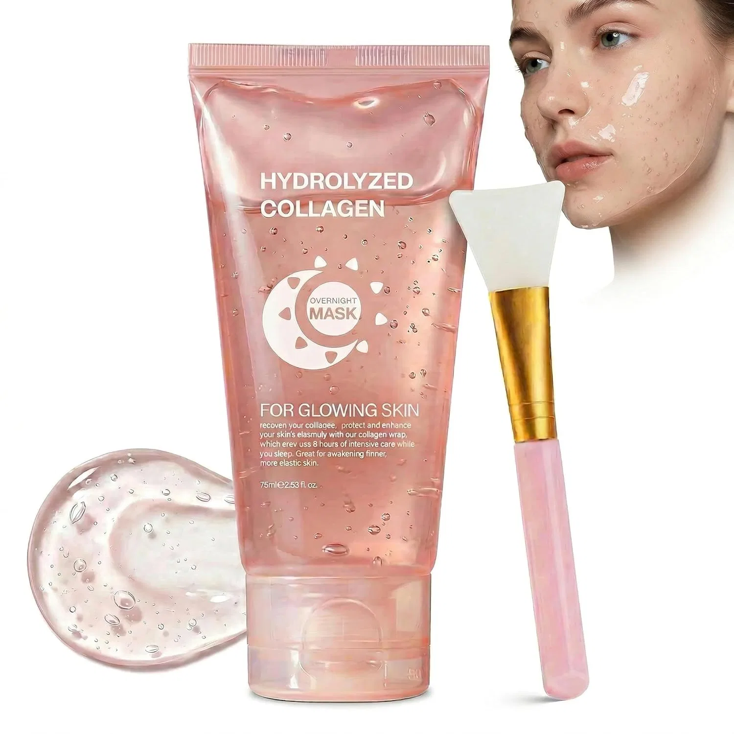 Маска для лица ‎Tpyag — Ночная коллагеновая , . Tpyag, Pink