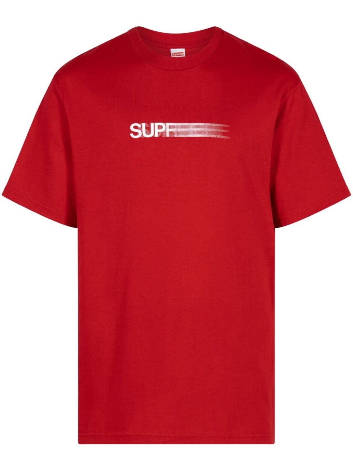 

Motion Logo SS23 — Красная хлопковая футболка Supreme, красный