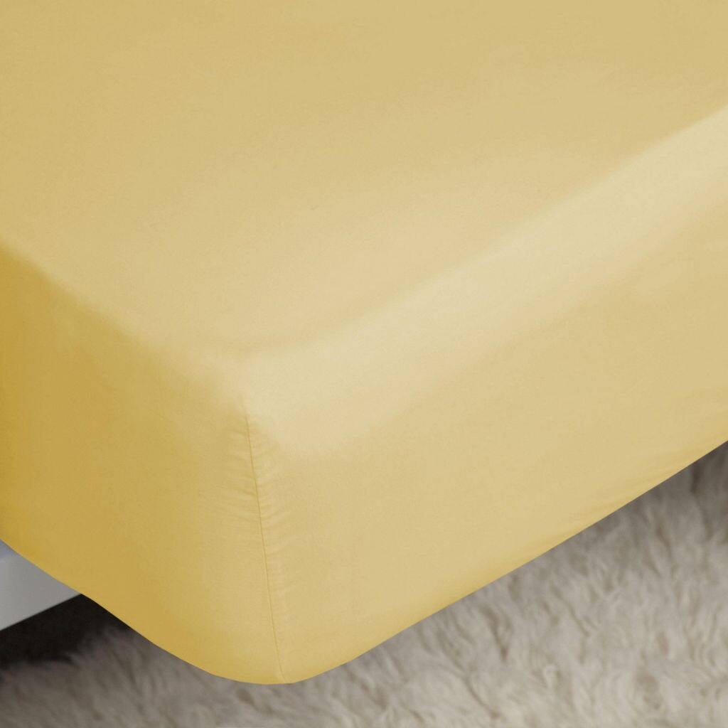 

Простыня Belledorm Easy Care на подкладке из перкаля BM171 (Superking) (Шафран)