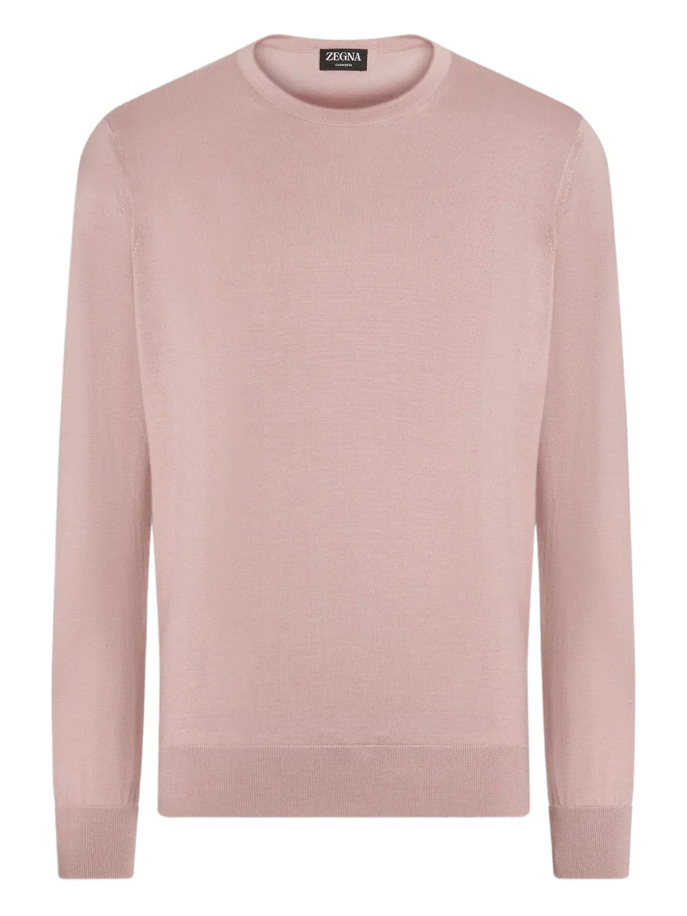 

Свитер с круглым вырезом Zegna, розовый
