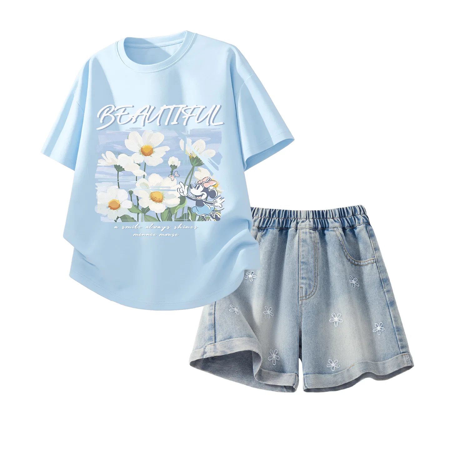 Детский спортивный костюм Disney Casual Sportswear джинсовый синий — фото 3