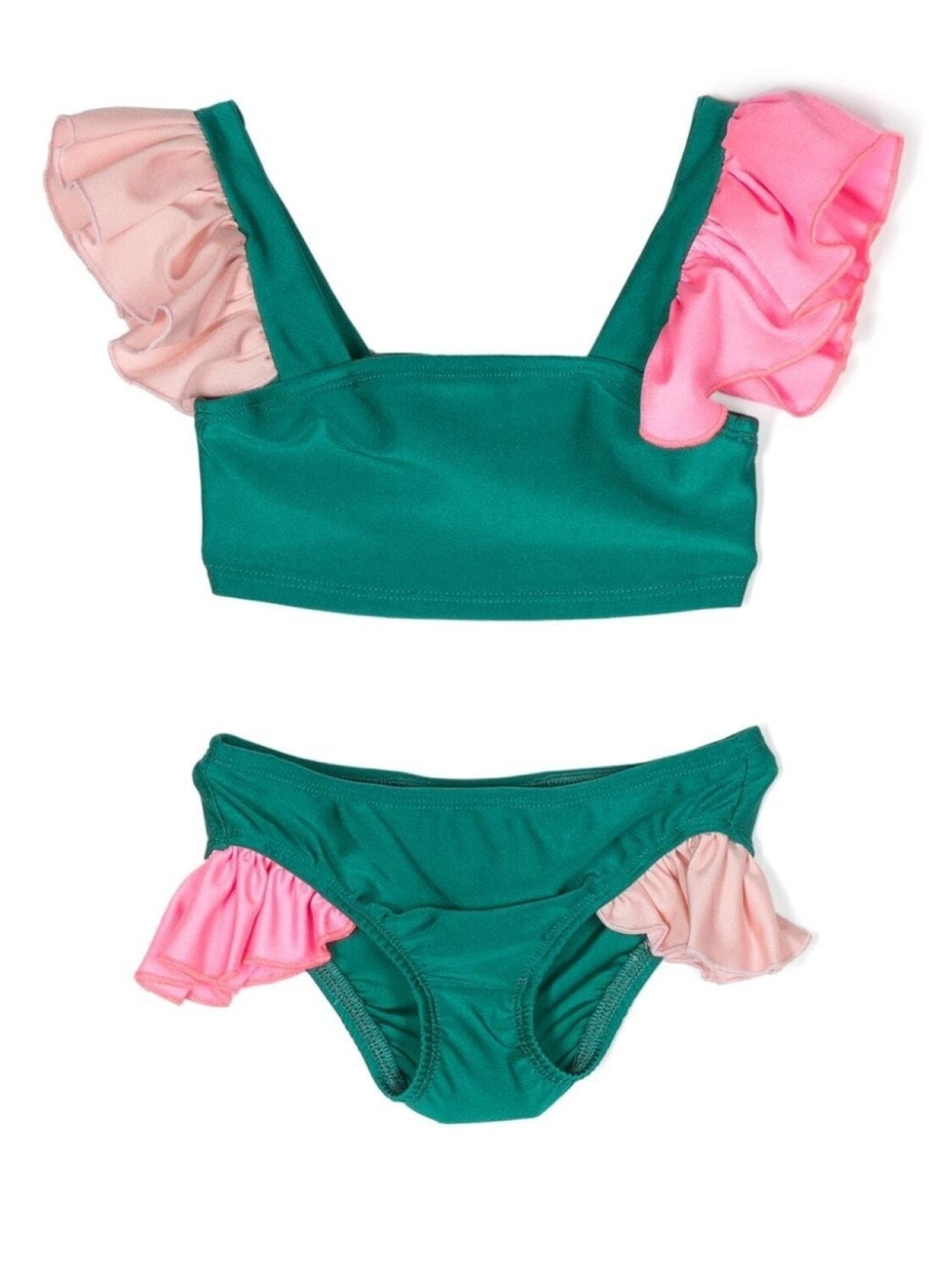 

Wauw Capow By Bangbang Loretta ruffled-detail bikini, зеленый