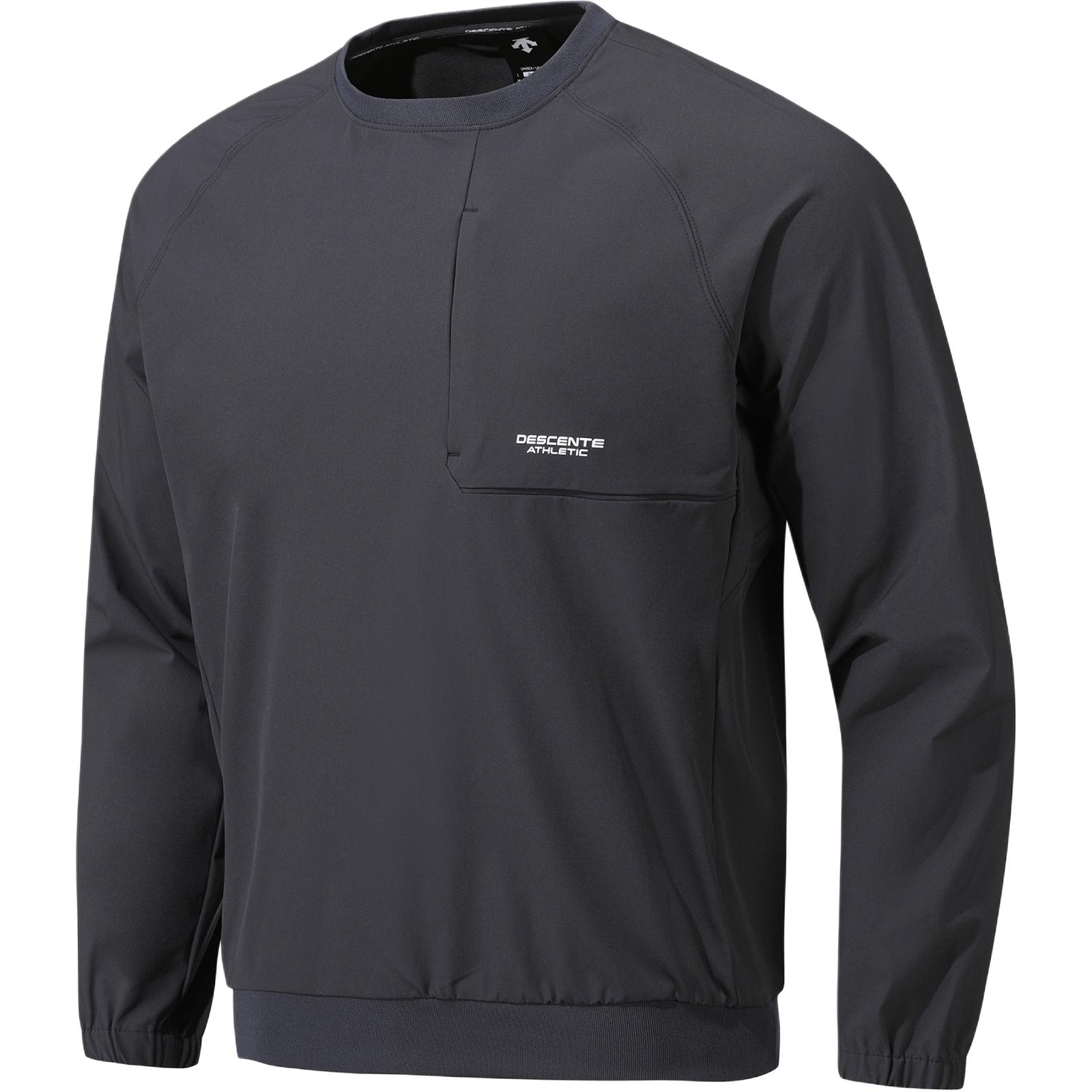 

Свитшот мужской с круглым вырезом Moderate Regular DESCENTE, charcoal серый