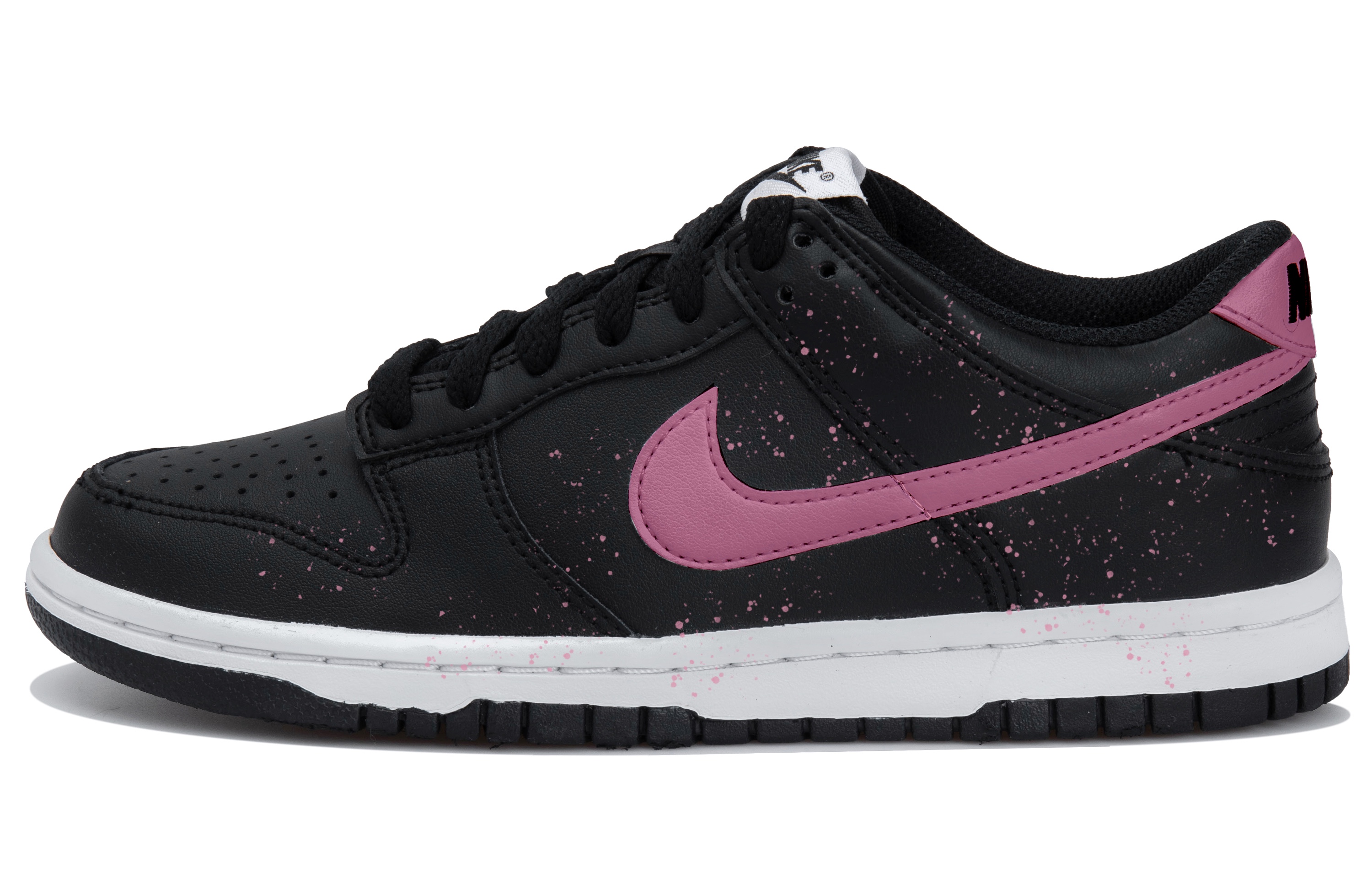 

Детские кроссовки для скейтбординга Dunk Low Top для подростков Nike, черный/красный