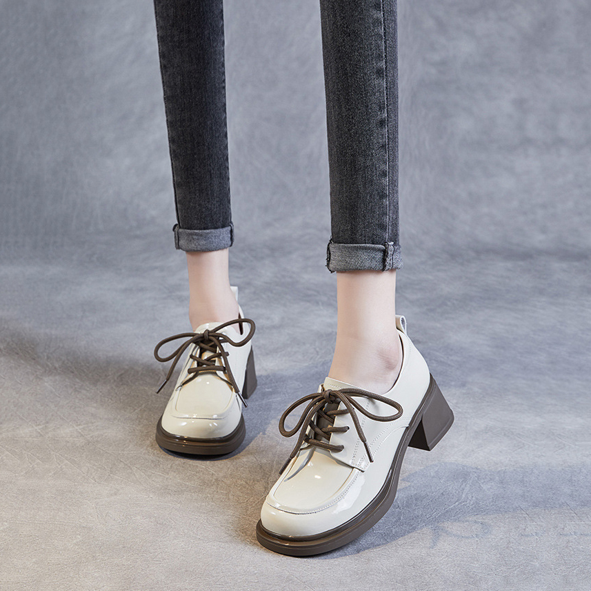 Devanro Женские повседневные туфли-лодочки бежево-хаки, цвет Beige Khaki — фото 4