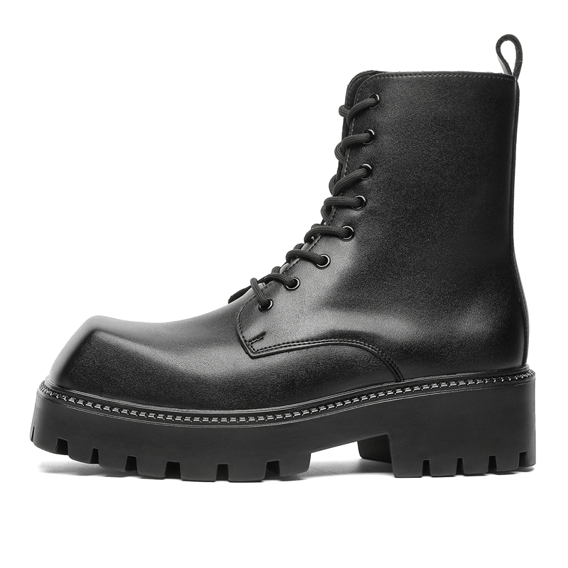 

Product B Короткие мужские ботинки Martin 4 см, черные