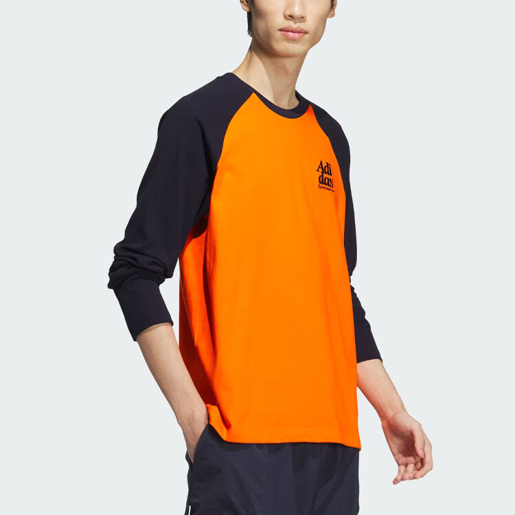 Футболка мужская полу-ударная оранжевая Adidas, оранжевый — фото 4