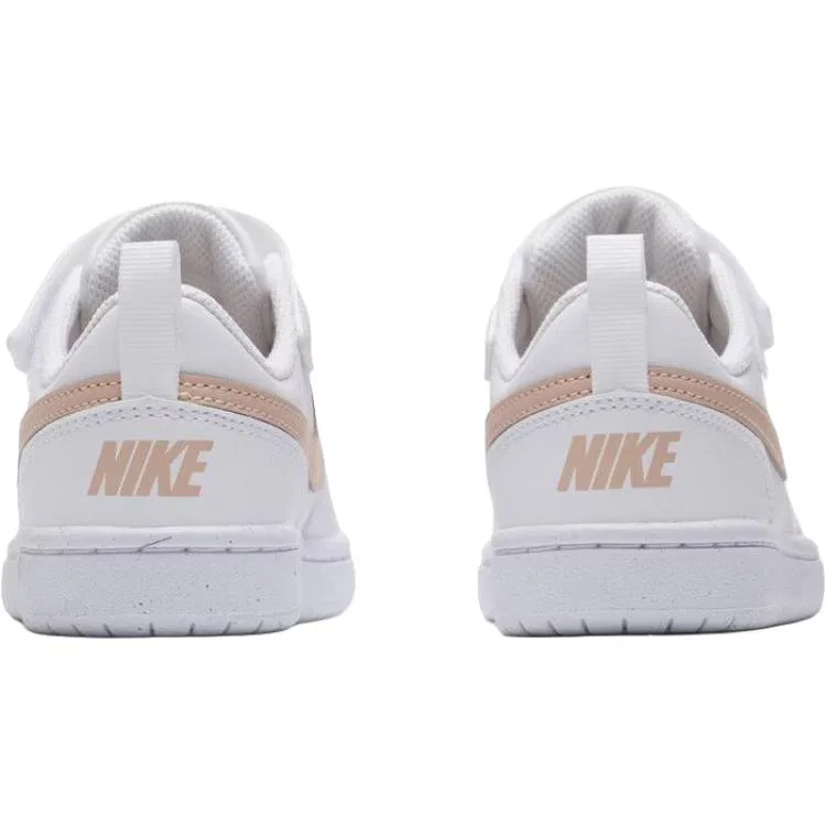 Кроссовки для скейтбординга Court Borough Low top Kids, белые, для детей 3-7 лет Nike, White — фото 3