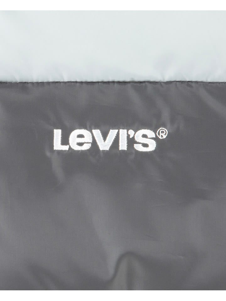 Levi's Kids Стеганая куртка черного/серого/белого цвета — фото 3