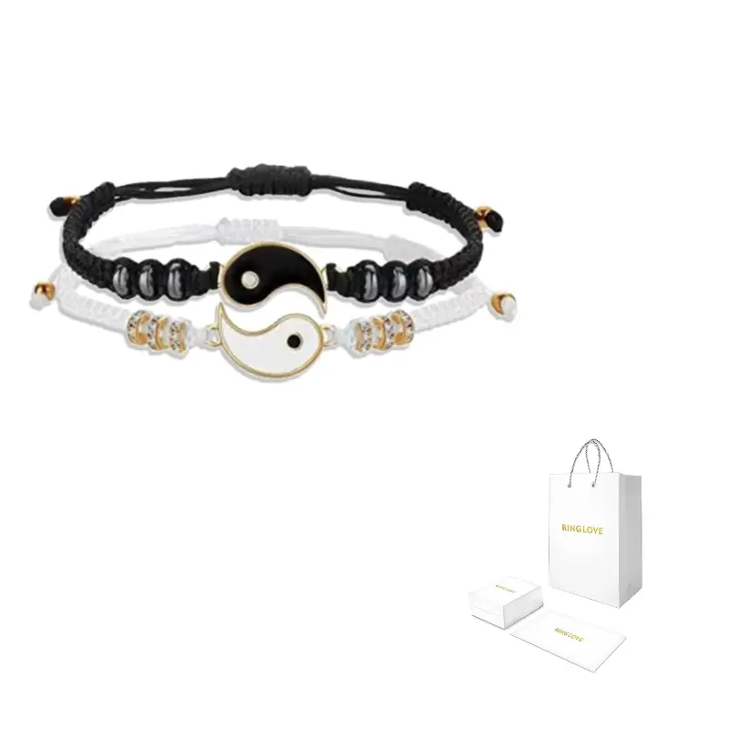 

Тканевый браслет, унисекс Ringlove, золотоen dragon totem tai chi bracelet