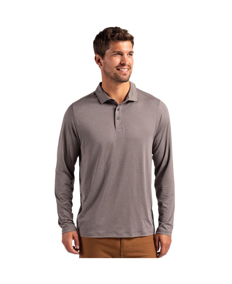 

Мужская рубашка-поло с длинным рукавом Coastline Epic Comfort из переработанных материалов Cutter & Buck, Elemental grey, Серый, Мужская рубашка-поло с длинным рукавом Coastline Epic Comfort из переработанных материалов Cutter & Buck, Elemental grey