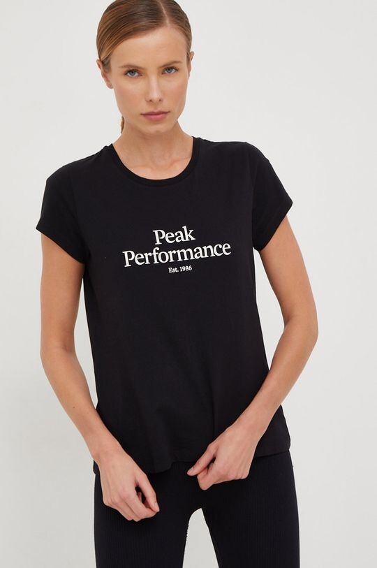 

Хлопковая футболка Peak Performance, белый