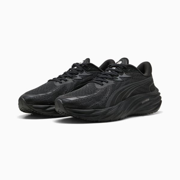 Мужские широкие кроссовки для бега по шоссе Velocity Nitro 4 Puma, черный — фото 2