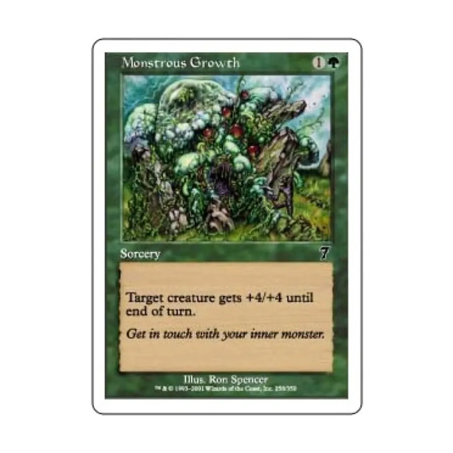 

CCG Чудовищный рост (С), MTG - 7th Edition