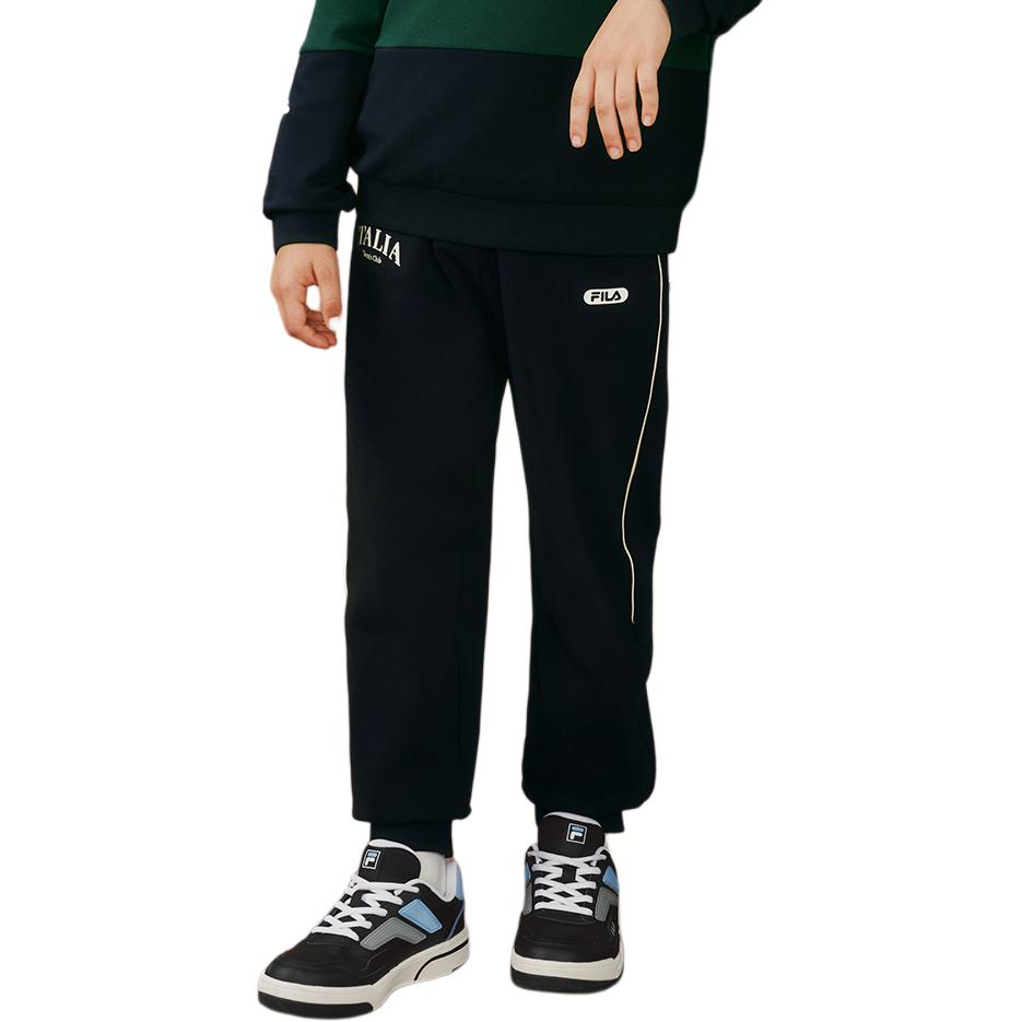 

Детские вязаные спортивные штаны FILA KIDS, синий