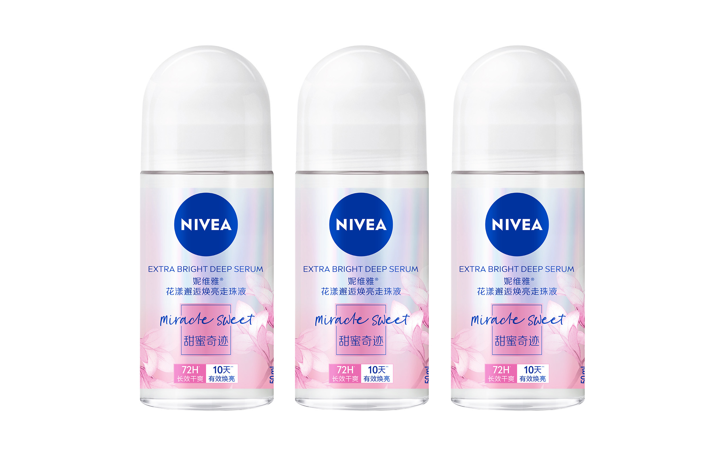 

Женский роликовый дезодорант-антиперспирант floral encounter с цветочным ароматом и осветляющей сывороткой NIVEA