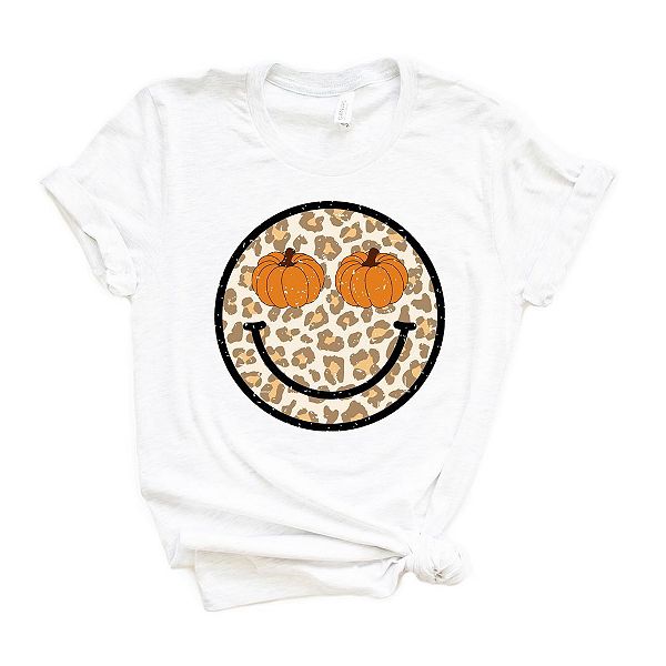 

Футболка с принтом Pumpkin leopard smiley Simply Sage Market, Зеленый, Футболка с принтом Pumpkin leopard smiley Simply Sage Market