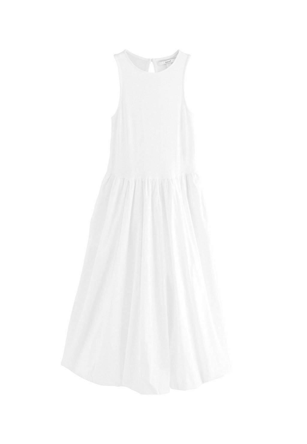 

Повседневное платье REGULAR FIT - SLEEVELESS RACER PUFFBALL MIDI Next, белый