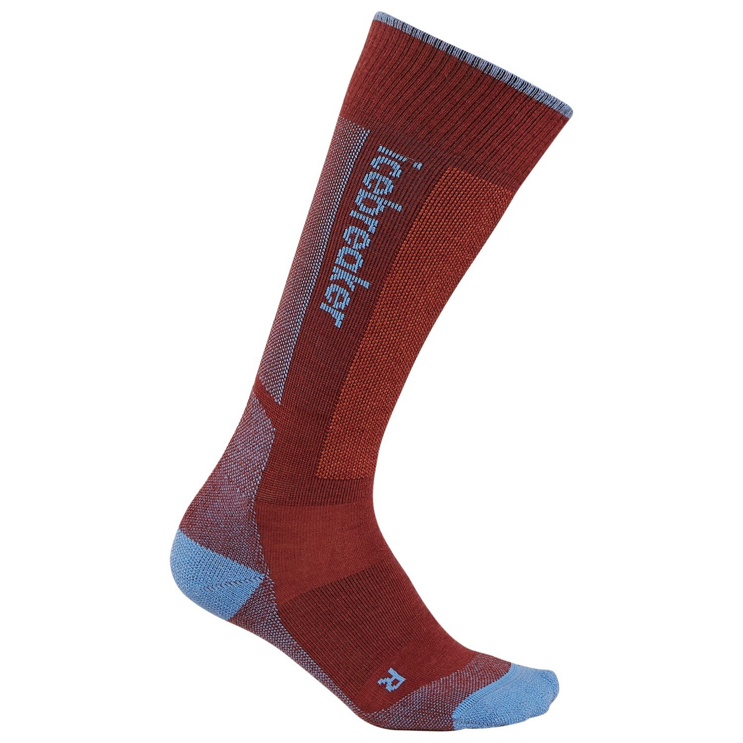 

Лыжные носки Icebreaker Merino Ski+ Medium OTC, цвет Port/Baja/Cedar Wood