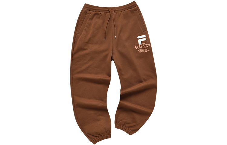 

Флисовые спортивные штаны мужские Raccoon Brown FILA FUSION