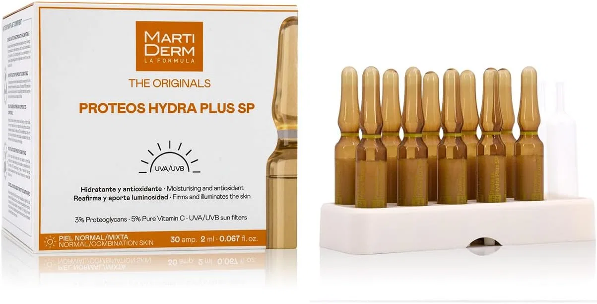 Сыворотка MartiDerm — Увлажняющая с SPF Proteos Hydra Plus 30 ампул по, 2 мл — фото 2
