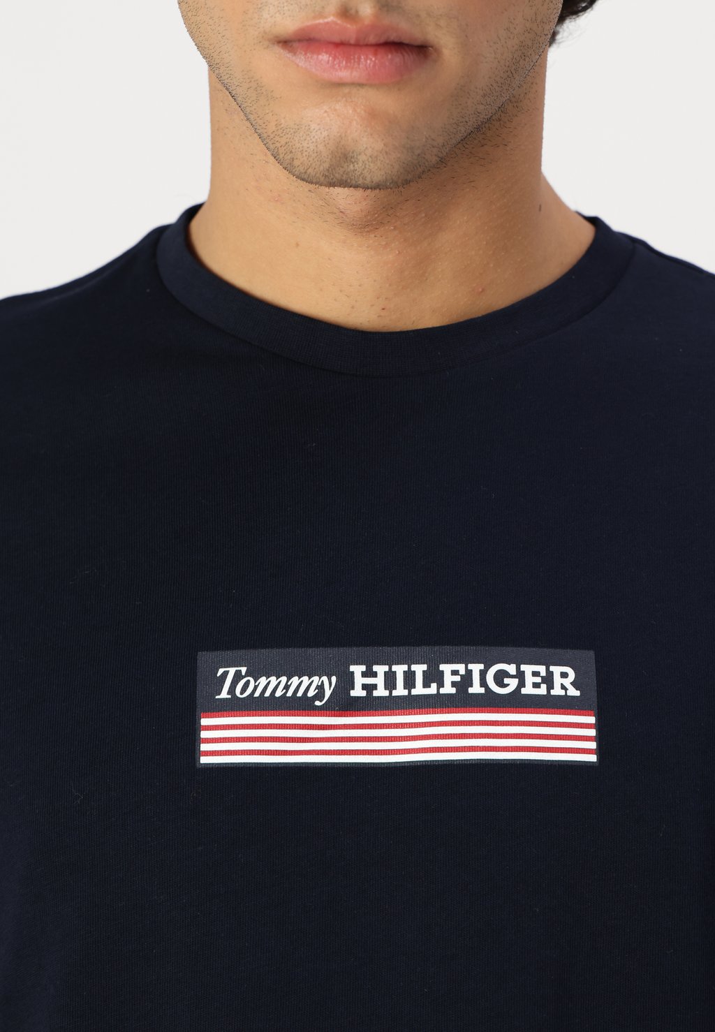 

Футболка с принтом BOX TEE Tommy Hilfiger, темно-синий