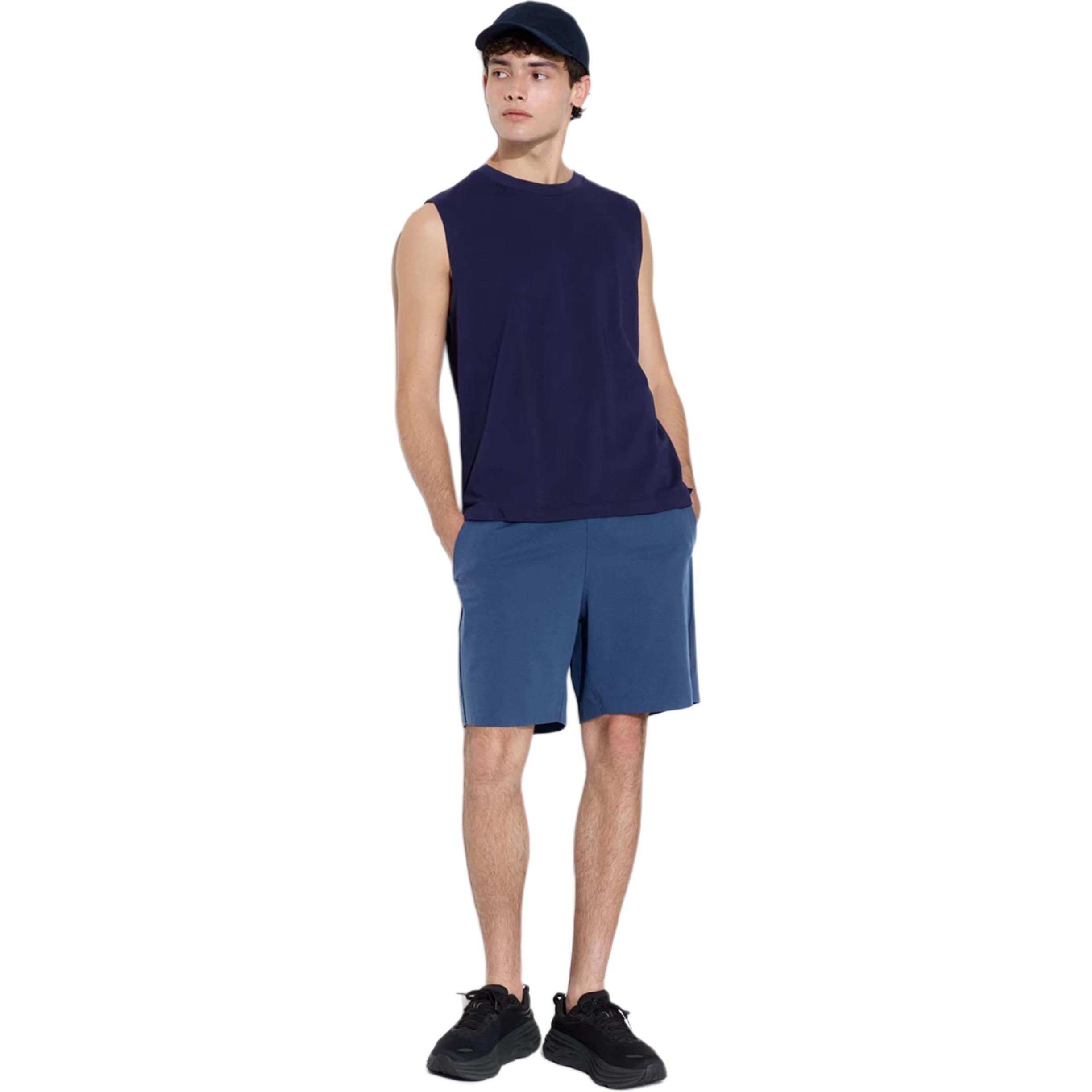 UNIQLO Повседневные шорты Unisex Sea Blue — фото 3