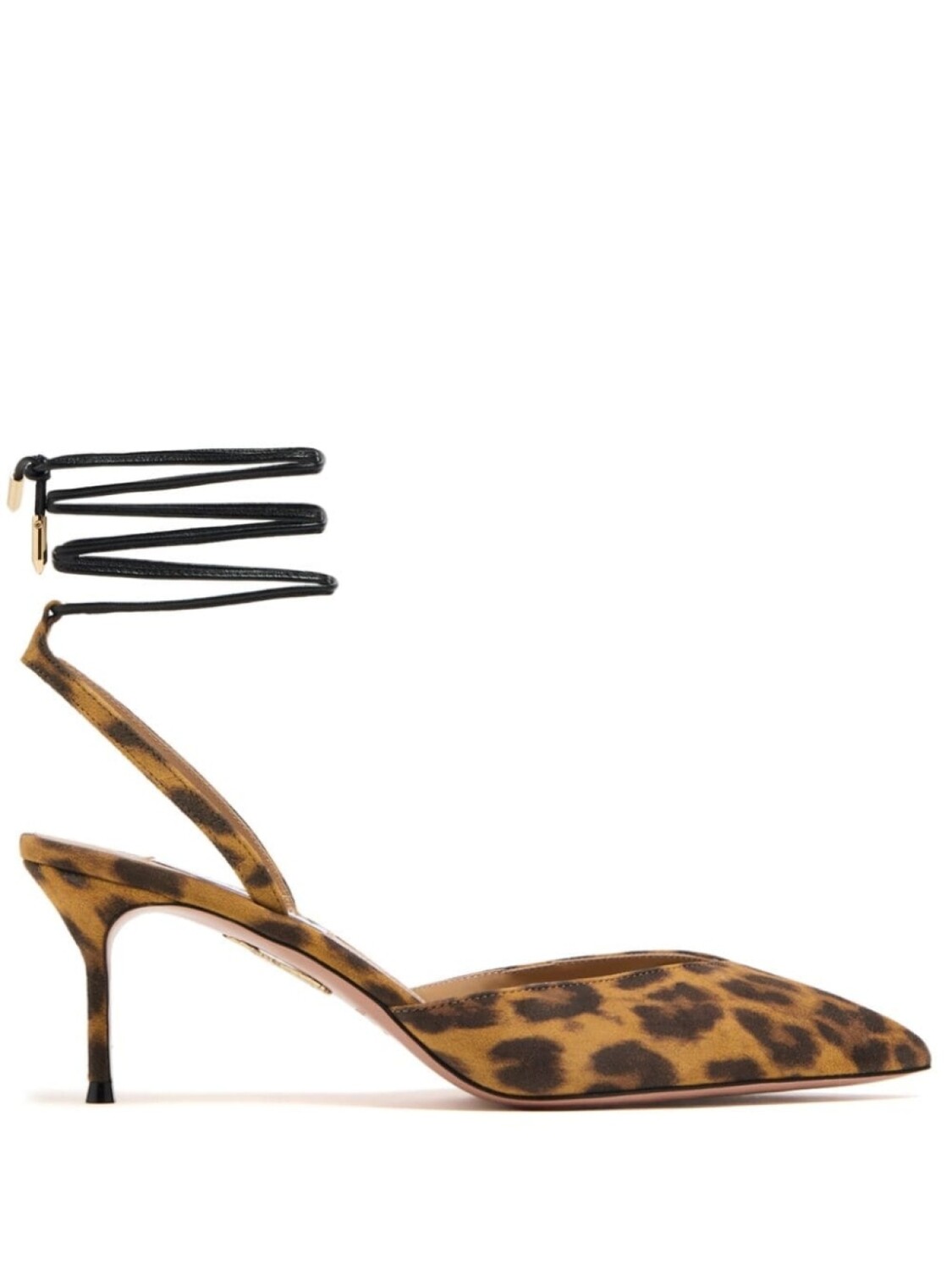 Aquazzura туфли-лодочки из кожи Beyond 65 мм, коричневый