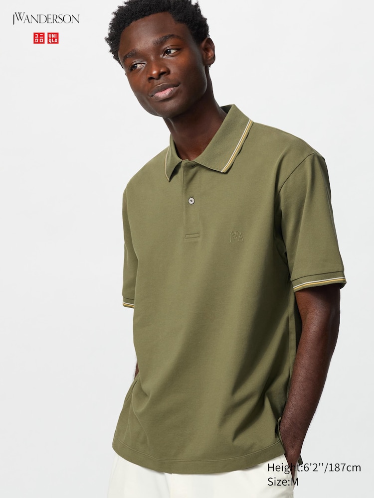 

Рубашка-Поло Uniqlo, цвет 57 зеленый