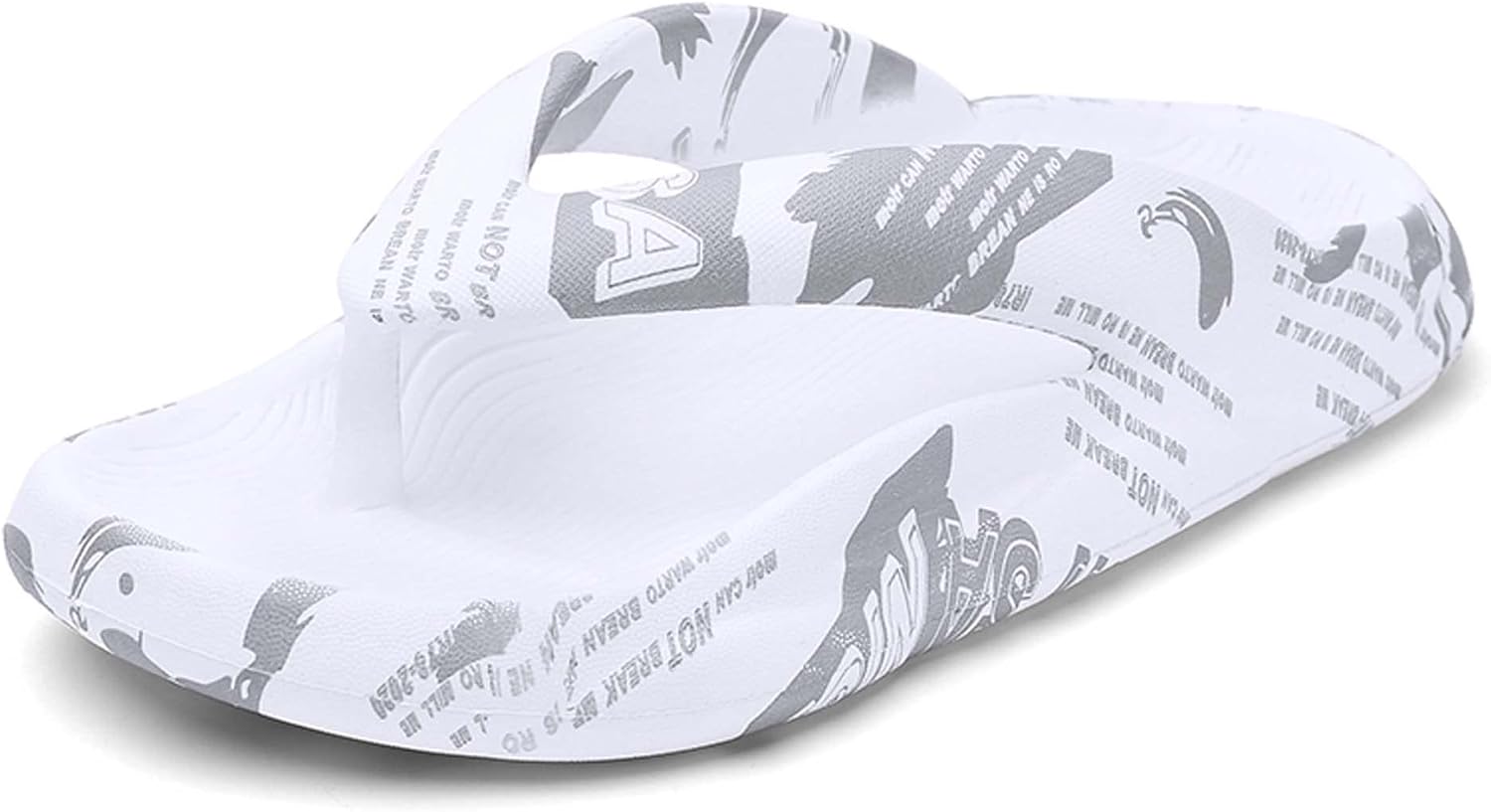 

Мужские летние шлепанцы сандалии комфортные повседневные мягкие противоскользящие износостойкие дышащие прохладные модные Generic, белый