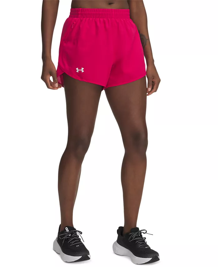

Женские беговые шорты Fly By с сетчатыми вставками Under Armour, розовый