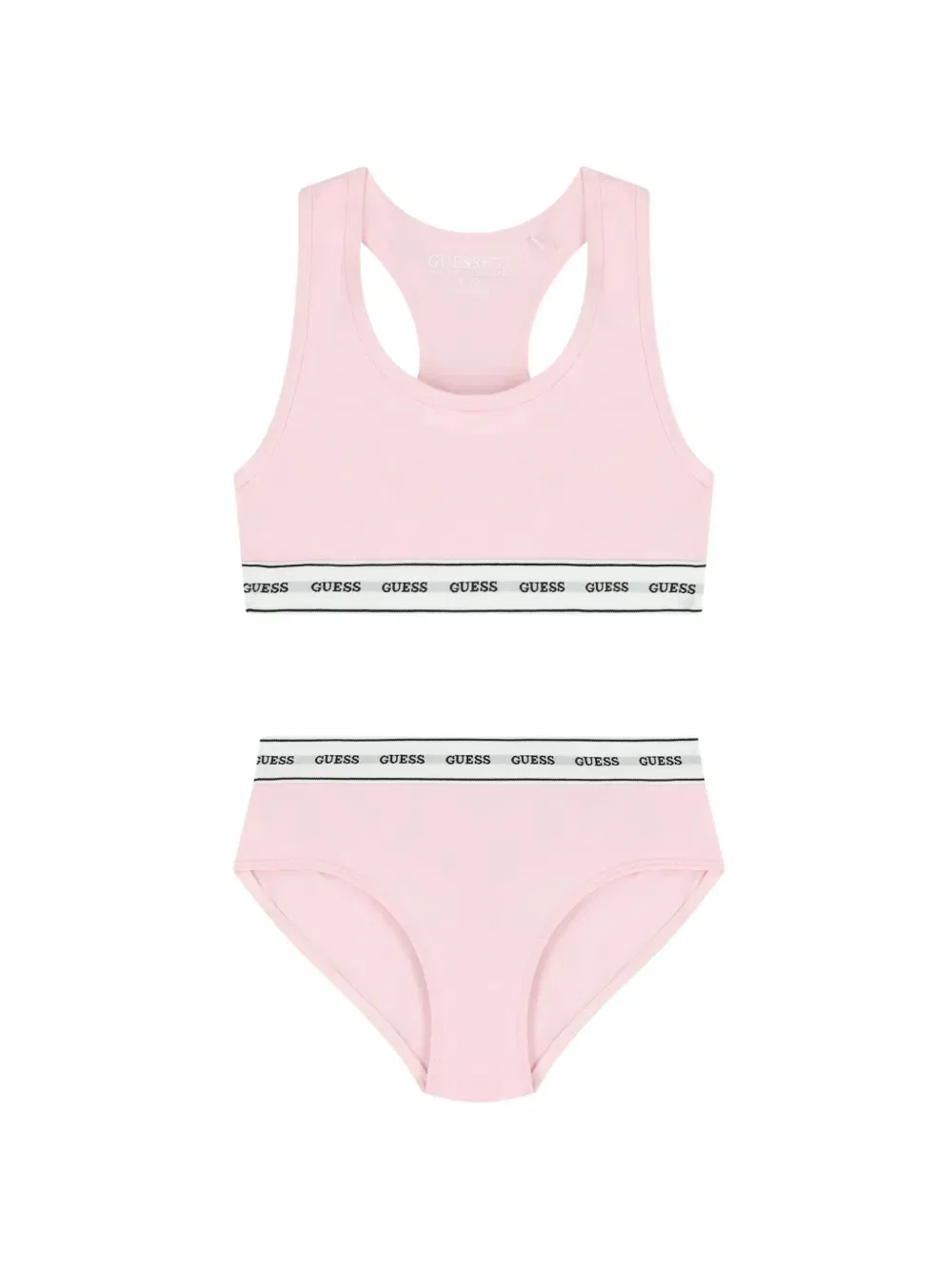 Комплект нижнего белья с логотипом Guess Kids, розовый