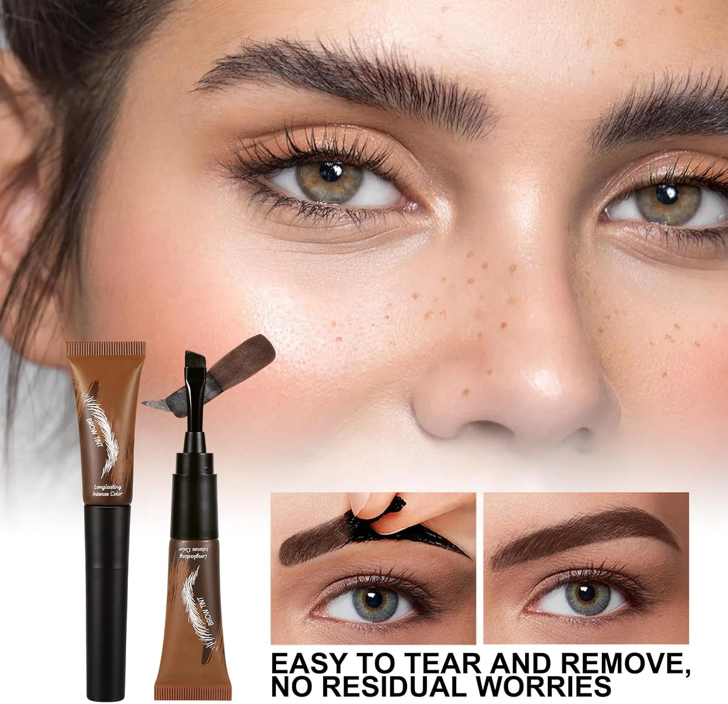 Краска для бровей водостойкая No Brand 02# — фото 2