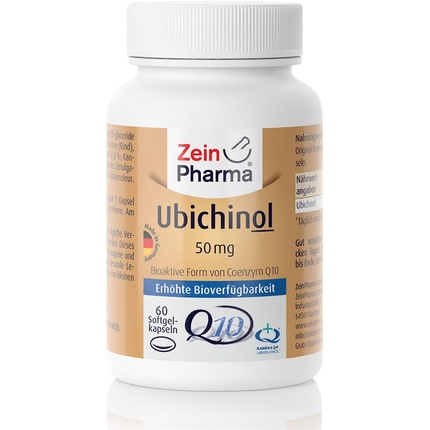 

Капсулы Убихинол Zein Pharma 50 мг 60 капсул Zeinpharma
