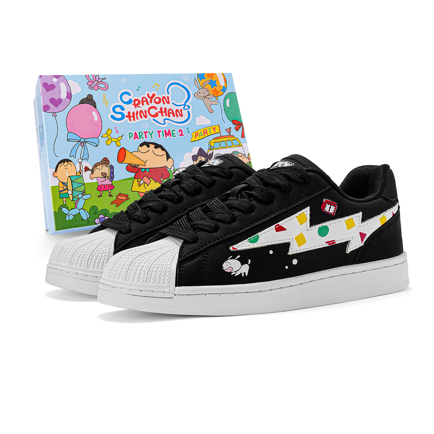 

Crayon Shinchan Баланс Легкие Поддерживающие Лоу-топы Скейтборд Кроссовки Унисекс - Черно-белые (Всесезонная версия) Хит продаж, цвет Black & White (All-Season Edition) Best Seller
