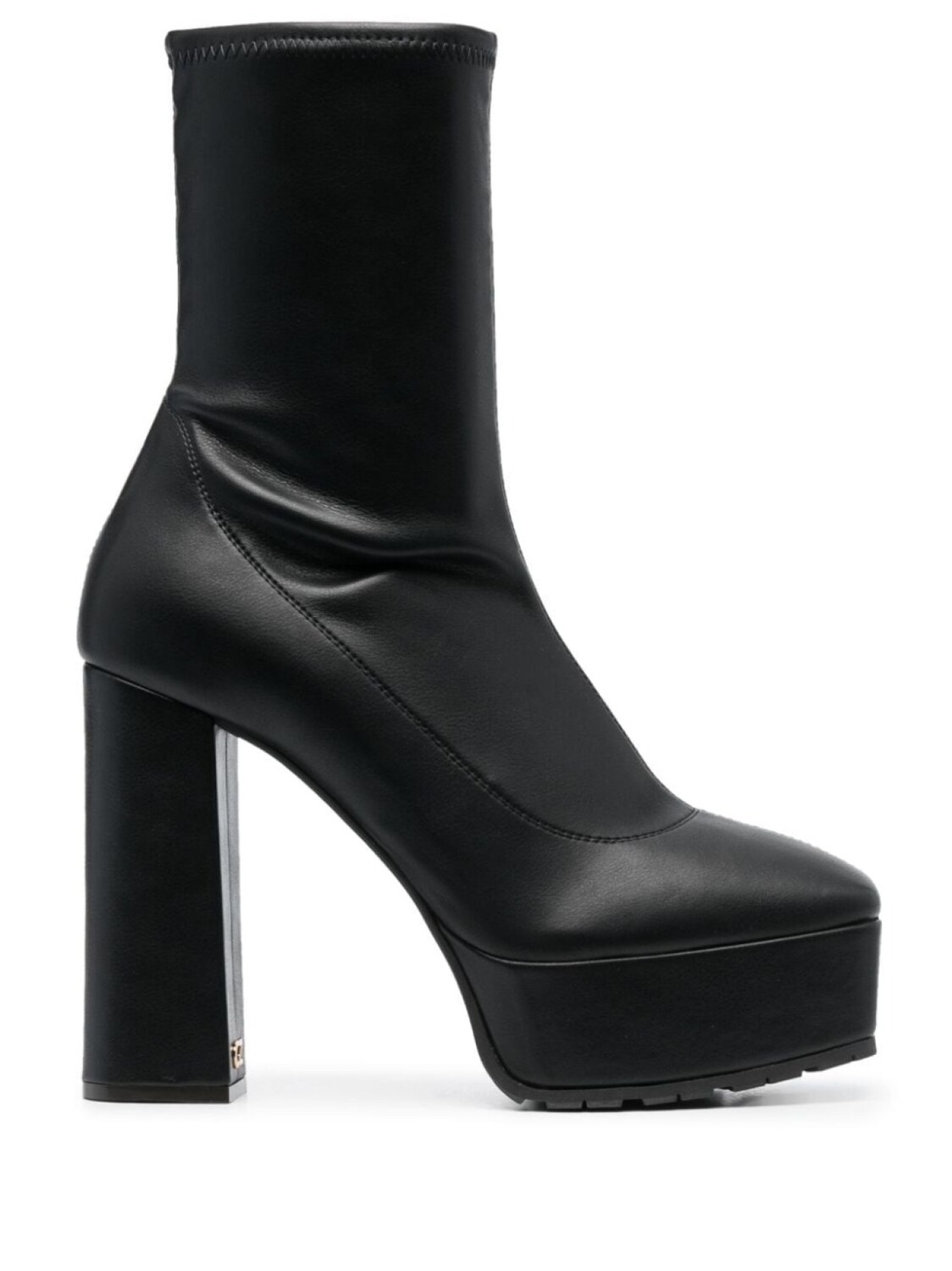 

Giuseppe Zanotti ботильоны на платформе с квадратным носком, черный