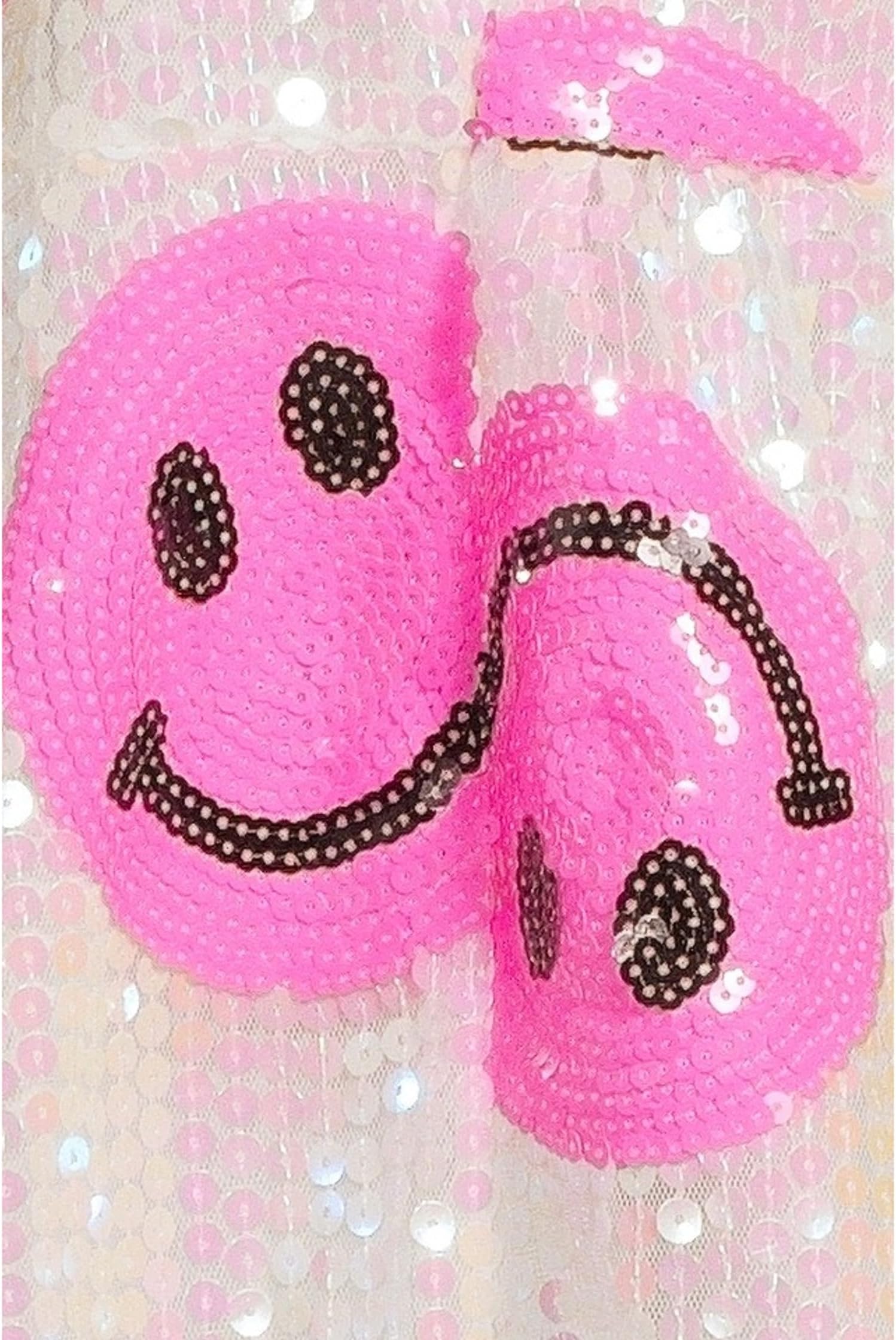 Платье Lola and The Boys Pinkie Happy Emoji Dress, розовый — фото 3