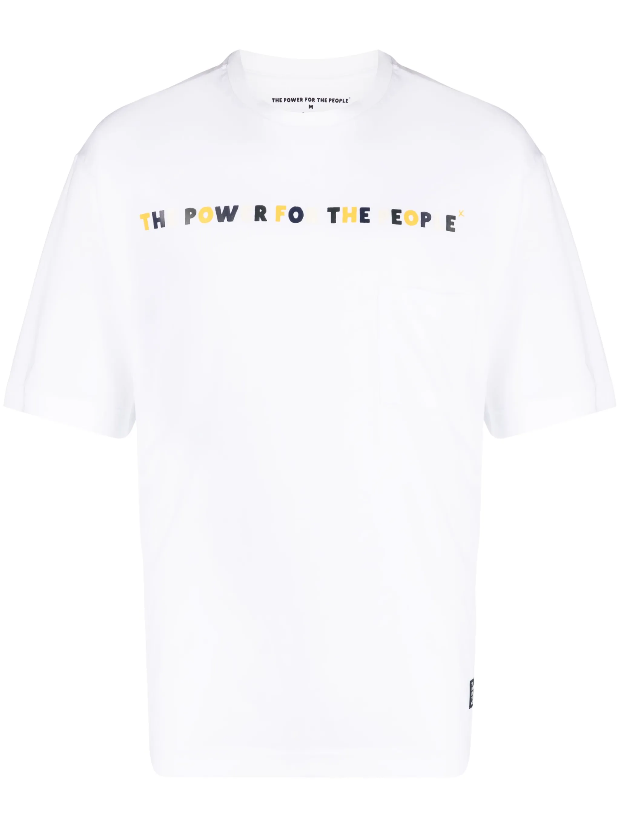 

Футболка из органического хлопка с логотипом The Power For The People, белый