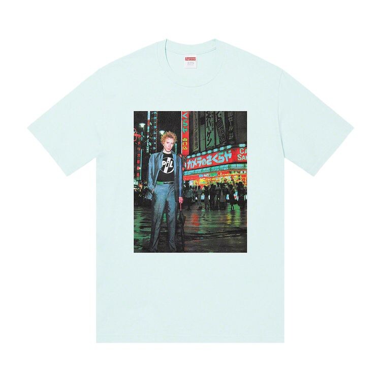 

Футболка Supreme x PiL Live In Tokyo Tee Pale Blue, синий