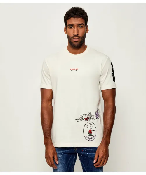 

Футболка с изображением льда, айсберга и арахиса Regular fit Iceberg, белый