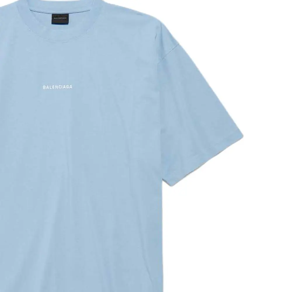 Футболка SS26 Regular Fit Unisex Balenciaga, синий — фото 4